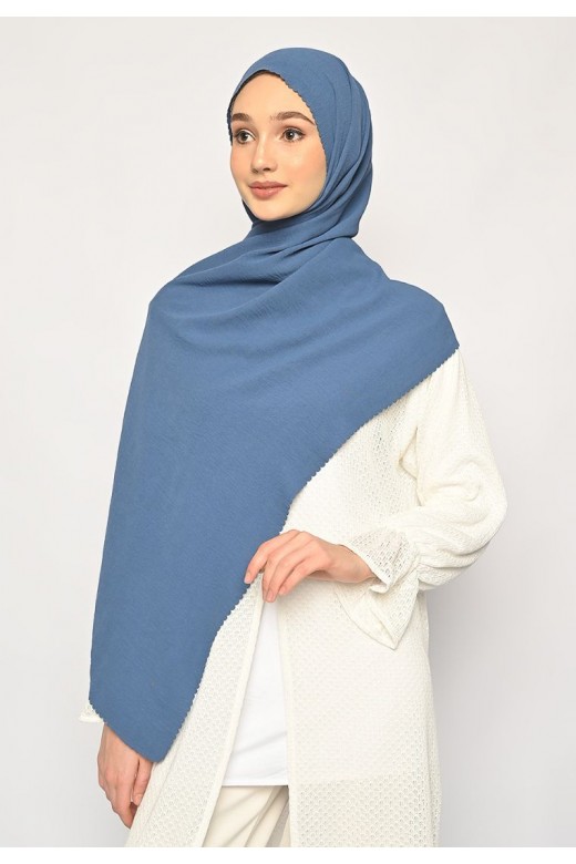 Pasmina Saina Lasercut Denim